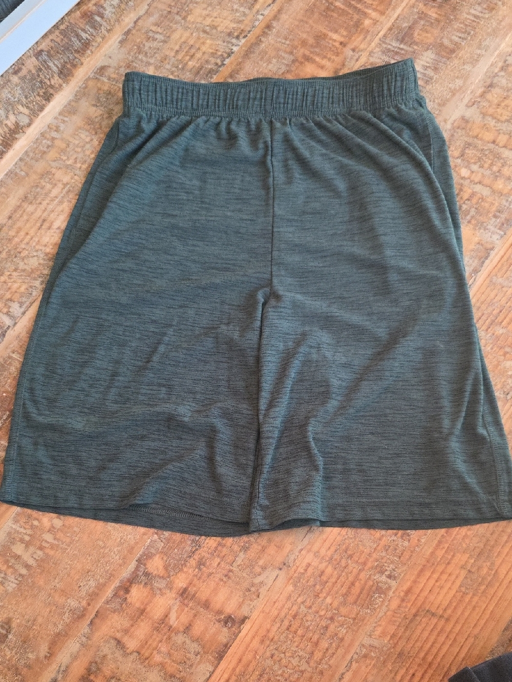 Kid's Athletic Shorts - Dark Green